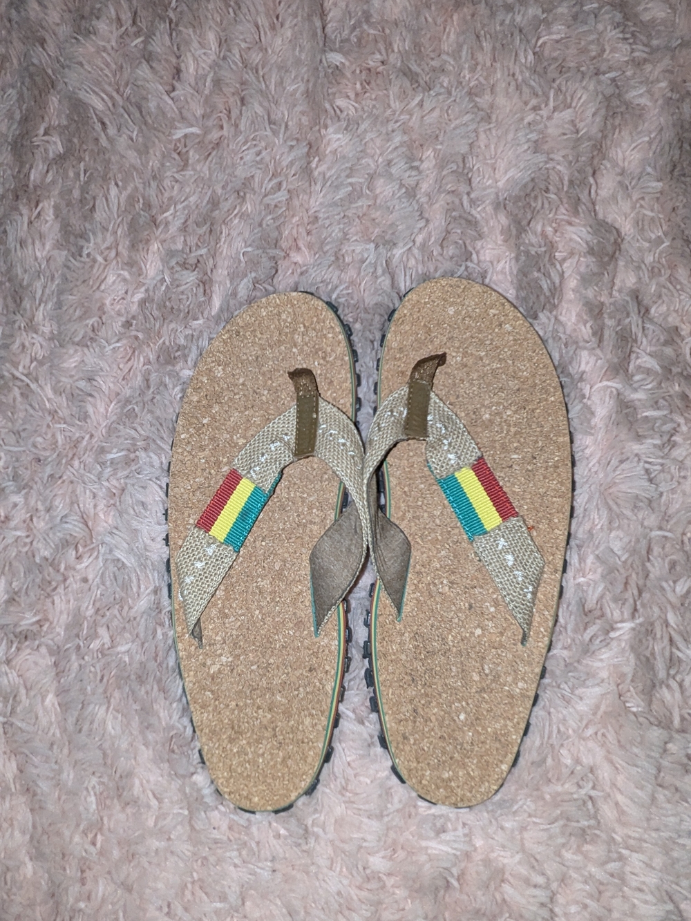 Rastafarian Flip Flops